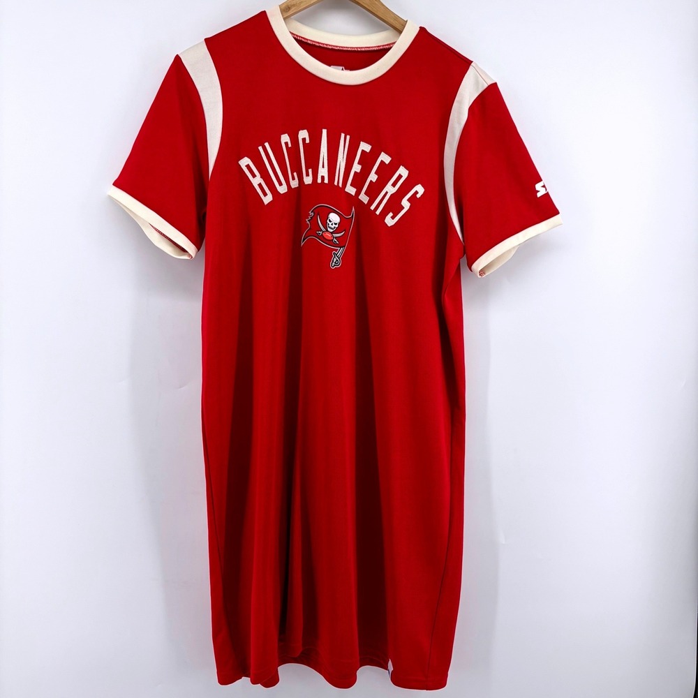 Starter NFL Tampa Bay Buccaneers Women Sneaker Dress Red L